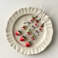 Blush Whimsy Phone Charm | Handmade Beaded Phone Charm