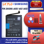 Pin Samsung A02s/ A03/ A03s Zhicool dung lượng 5000mAh Tặng kèm bộ mở máy và seal dán pin Bảo hành 3