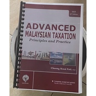 Advanced Malaysian Taxation 2025 24th Edition (Printing with Colour Cover Page & Comb Binding)