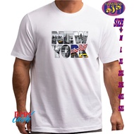 New York T-Shirt Big Size Men/Women Oversize Jumbo T-Shirt XXL-3XL-4XL-5XL