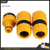 mw 3Pcs 1/2Inch 3/4Inch Garden Water Hose Pipe Fitting Quick Tap Connector Adaptor