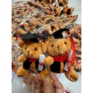 12cm Graduation Teddy Bear Keychain, Bachelor Teddy Bear - Meaningful Anniversary Gift