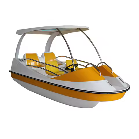 Electric Park Water Pleasure Boat Fiberglass Boat Speedboat Bumper Fishing Sea Boat