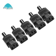 5PCS IEC C13 Power Plug Connector C13 Female Plug Power Adapter Connector 3 Pin Power Socket 250V 10