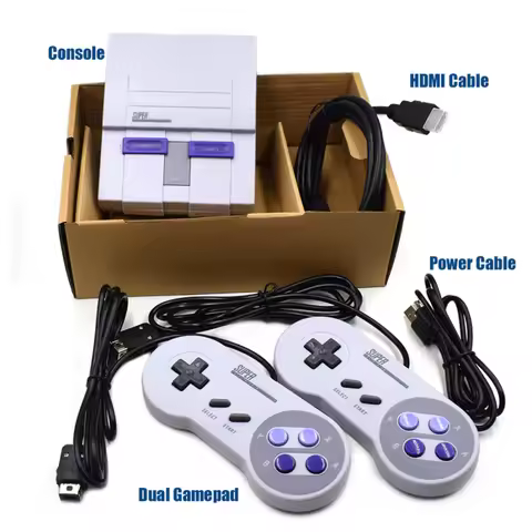 Save game Super HD Output For SNES Retro Classic Handheld Video Game Player HDMI-compatib TV Mini Ga