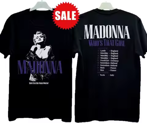 Vintage Madonna Who’s That Girl 1987 World Tour T-Shirt S256171