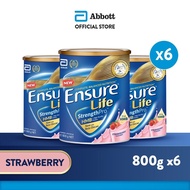 [Bundle of 6] Ensure® Life StrengthProᵀᴹ Strawberry 800g
