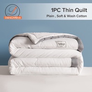 Dansunreve 100% washed cotton Quilt Solid Colors Fashion Machine Washable Light Weight Quilted Comfo