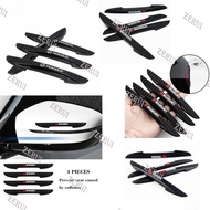 ZR For 4Pcs/8Pcs  Car Door Anti-Collision Strip Rearview Mirror Protection Sticker For Perodua Proto