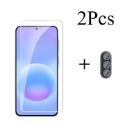 2in1 Phone Tempered Glass Clear For Samsung Galaxy A37 A 37 SamsungA37 5G GalaxyA37 2026 Full Cover 