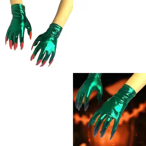 C6UD 2pcs Halloween Horrific Demons Glove Adults Teen Glove Funny Fancy Dress Mittens