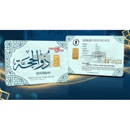 Public Gold Bullion Bar PG 1g (Au 999.9) 24K - Zulhijjah