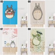 Totoro door curtain half-open curtain cartoon curtain customizable partition kitchen curtain WC curtain decoration household curtain