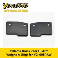 Yokomo Brass Rear H-Arm Weight A (10g) for Y2-008RAW for remote control car (Y2-008RW10)