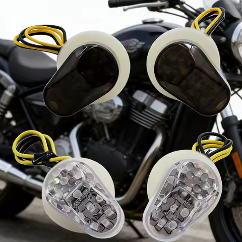 2 Motorcycle Turn Signals LED Indicator Flashing Photoflash Lights Bulb Motor For Yamaha YZF R1 R6 R