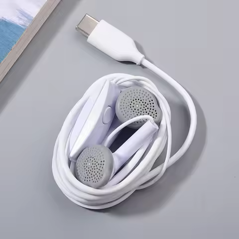 For Samsung A55 A53 A73 A34 A54 M53 A90 A80 A60 S10 5G Type C Earphones In-ear Wired Mic Control USB