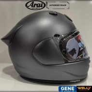 ARAI Quantic Platinum Grey Frost Sport Touring Full Face Helmet 100% Original From Authorized Dealer
