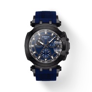 ORIGINAL Tissot T-Race Chronograph Quartz Blue Dial Men's Watch T1154173704100.