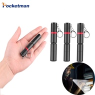 Super Mini Keychain LED Pen Flashlights Portable Small Torch IP67 Pocket Flashlamp Waterproof AA Bat