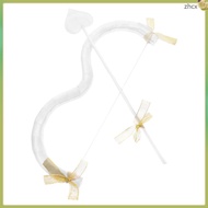 🎃 White Cupid Bow and Arrow Prop for Valentine's Day Halloween Cosplay Home Party