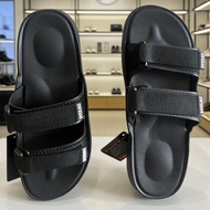 SANDUGO 100% Import Asuna Slide Oem In Black Red For Women And Men Men Sandals Magic tape