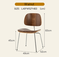 🏳️‍🌈 สุดพิเศษพร้อมส่ง+คูปองส่วนลด🍿เก้าอี้เกาหลี Eames Molded plywood lounge chair เก้าอี้สไตล์มินิมอ