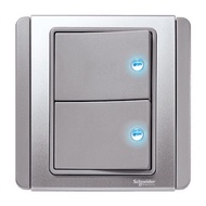 Neo E3032H1_EBGS Schneider 2 Gang 1Way Switch