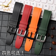 Viton watch strap substitute Tudor Citizen Mido Waterproof silicone male pin buckle accessories 22mm