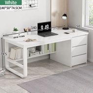 Meja Kantor Dengan Laci 140cm meja belajar Meja komputer Meja Kerja Minimalis Computer Table