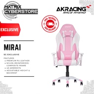 AKRacing Mirai Pink Limited SG EXCLUSIVE Gaming Chair - Premium PU Leather, 4D Armrests [Free Delive