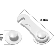 Multi-function Child Baby Safety Lock Cupboard Cabinet Door Drawer Security Lock Non Adjustable Childproof Reliable