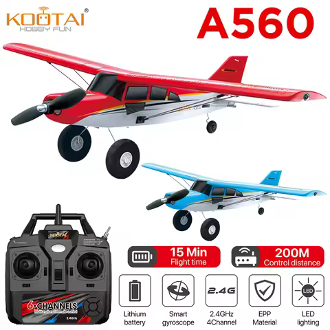 KOOTAI HOBBY FUN A560 RC Airplane 2.4GHZ 4CH 200M RC Distance EPP Gliding RC Airplane