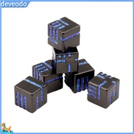 deveodo Metal Dice Set Unique Design Dice 6pcs Metal Shadowrun Dice Set Dnd Rpg Game Electroplated 6