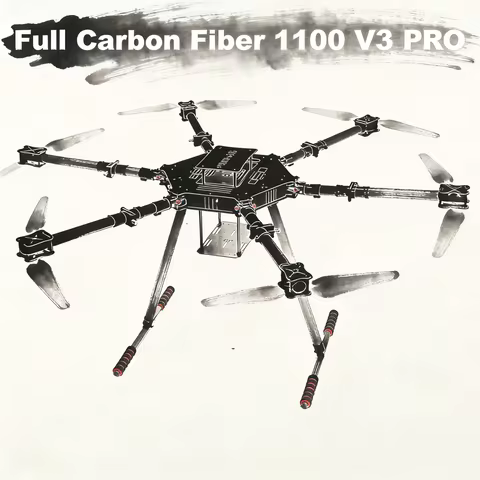 DroneHub LX1100 V3 PRO all Carbon Fiber 1100mm Six Rotor Frame Flight Controller Drone Hexa-Rotor