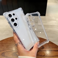 Shockproof Soft Transparent Case for Samsung Galaxy Samsung S25 Ultra Plus S24 Ultra S23 Ultra Samsu