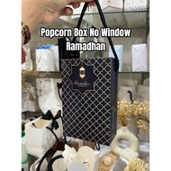10PCS POPCORN BOX NO WINDOW / RAMADHAN KAREEM / KOTAK KURMA MURAH / PAPER BAG BERTALI / GOODIES BAG