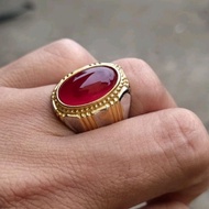 Red Baron agate ring natural