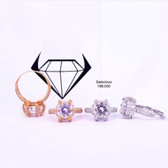 18K gold plated luxury ring