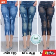 Women's Long Denim (28-38)AZRIEL JEANS|LUNA JEANS|WOMEN'S JEANS 7/ 9 SCREEN PRINTING