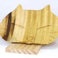 動物系列(倉鼠)木盤--下午茶點心盤--木刻--純手工--手作