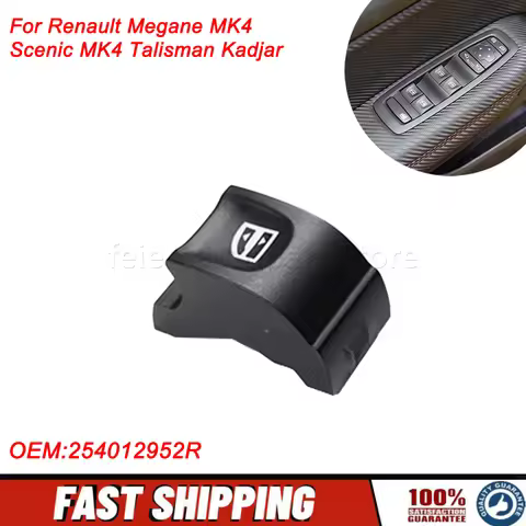254012952R Car Power Window Control Switch Repair Button Cover for Renault Megane MK4 Scenic MK4 Tal