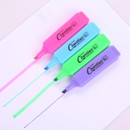 highlighter oblique head marker pen write-resistant marker pen marker pen