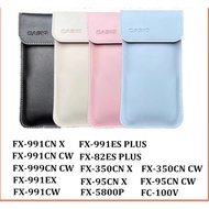 Protective Case Leather Case Dust Cover Suitable for Calculator 991CN 991CW FX-991EX FX-991ES PLUS 8