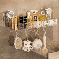 Kệ Để Đồ Nhà Tắm Hút Chân Không Chắc Chắn Chất Liệu PET Kệ treo nhà bếp đa năng chịu tải mạnh có móc