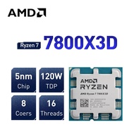 Produk Pilihan Ryzen 7 7800x3d Baharu R7 7800x3d Pemproses Cpu 5.0ghz 8-teras 16-benang 120w Tdp Pci
