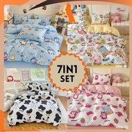 CADAR 5D NNM 7IN1 SET NEW ITEM 2000TC GETAH KELILING BEDSHEET 5D NNM 7IN1 SET