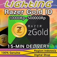 Razer Gold ID PIN IDR 10000~IDR 500000✨Indonesia Razer Gold Gift Card Direct PIN Redeem Code✨LIGHT 2