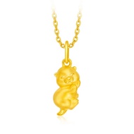 CHOW TAI FOOK [Singapore Exclusive] CHOW TAI FOOK 999 Pure Gold Pendant - Otter R33083
