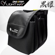 LIGHT WAY Black Yao Quick Buckle Tool Waist Bag (3L) [020A022]