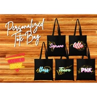 Canvass Tote Bag for Clear Book/ Hymnal Book